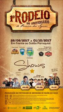 Para&iacute;so das &Aacute;guas oferece programa&ccedil;&atilde;o especial para celebrar os 5 cinco anos do munic&iacute;pio
