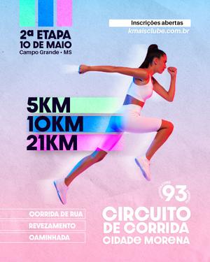 Circuito Cidade Morena realiza etapa no dia 10 com R$ 24 mil em prêmios em Campo Grande