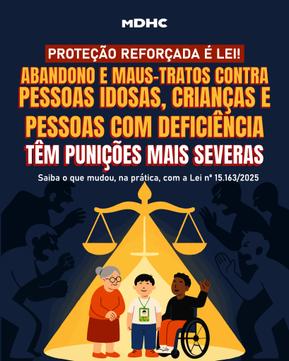 Nova lei aumenta penas por maus-tratos contra idosos&comma; pessoas com defici&ecirc;ncia e crian&ccedil;as