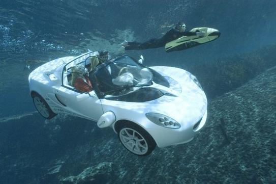 Carro que nada &eacute; inspirado em James Bond