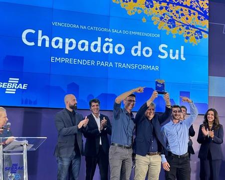 Chapad&atilde;o do Sul lidera empreendedorismo em MS com pr&ecirc;mio estadual e selo nacional Diamante do Sebrae