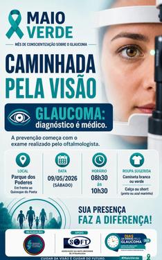 Caminhada pela Visão acontece sábado (09) em Campo Grande