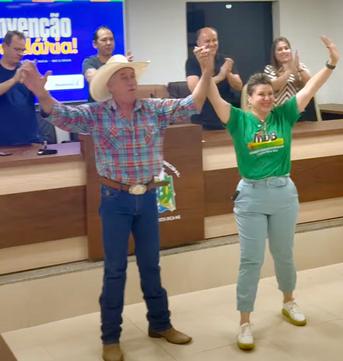Conven&ccedil;&atilde;o Municipal confirma Prof&ordf;&period; Manuelina e Roberto Ramos como candidatos a prefeita e vice de Costa Rica