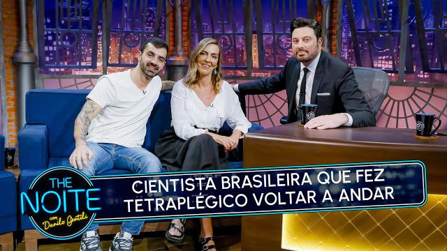 Entrevista com Bruno e Dra&period; Tatiana Sampaio&comma; a cientista que fez tetrapl&eacute;gico andar &lpar;The Noite 01&sol;10&sol;25&rpar;