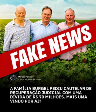 Família Bürgel desmente fake news sobre suposta dívida milionária e reforça solidez do grupo