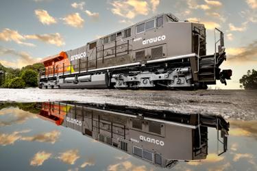 Arauco recebe primeiras locomotivas e acelera implantação de ferrovia estratégica em MS