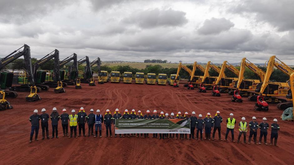 Arauco investe R$ 500 milhões em frota para operações florestais do Projeto Sucuriú