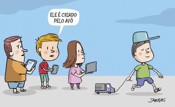 Crian&ccedil;a criada pela av&oacute;